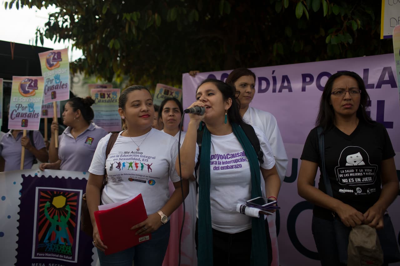 Sara García, a campaigner with the Citizens' Group for the Decriminalization of Abortion, is a leading voice in the fight to decriminalize abortion in El Salvador. She supports a new bill introduced last year that would allow abortion in cases of rape when the victim is a minor or a victim of human trafficking, when the fetus is not viable, or to protect a woman's health or life.