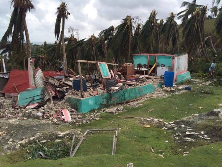 Matthew destroyed many homes and crops on Ile-a-Vache, a poor community of 10,000 people who make their living from agriculture and fishing