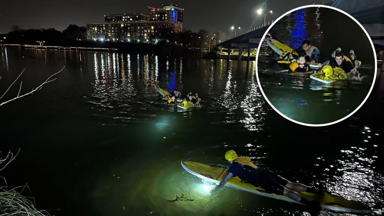 De noche y con frío: Detalles del rescate de un hombre de las aguas del Lago Lady Bird