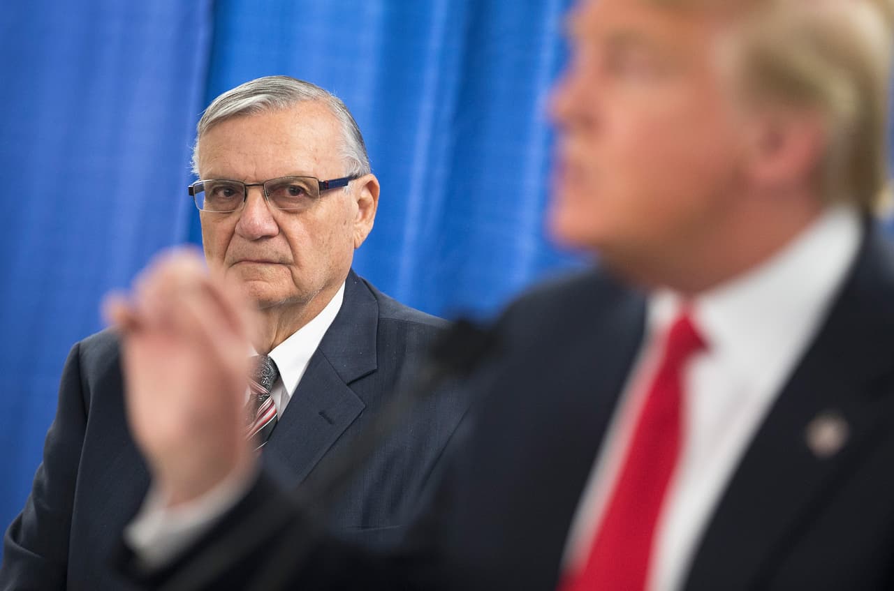 Joe Arpaio escribe una carta para expresar apoyo a su “amigo” Donald Trump