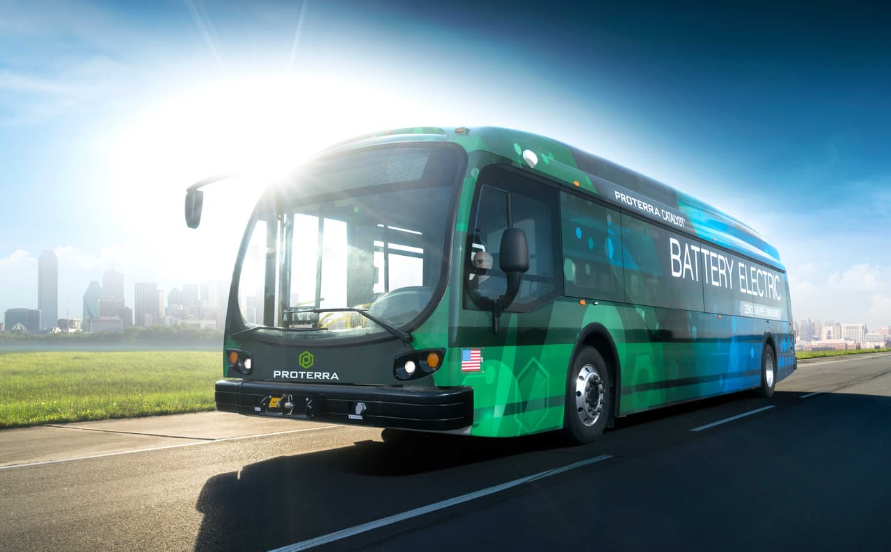 Los buses eléctricos de Proterra ya están dando vueltas por el mundo.