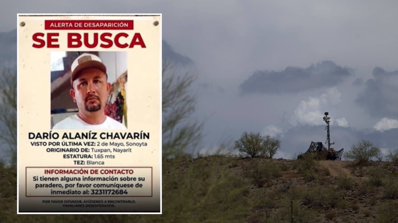Familia busca a mexicano desaparecido en Sonoyta, Sonora, cerca de la frontera con Arizona