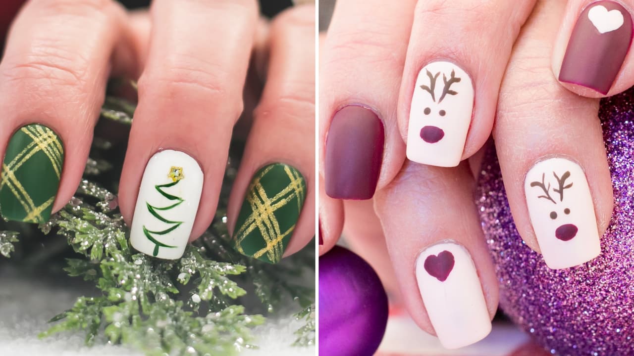 Lleva la Navidad en tus uñas: 13 diseños elegantes, discretos y fáciles de hacer
