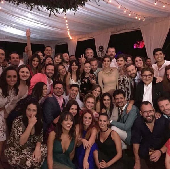 Las fotos grupales del recuerdo no pudieron faltar.