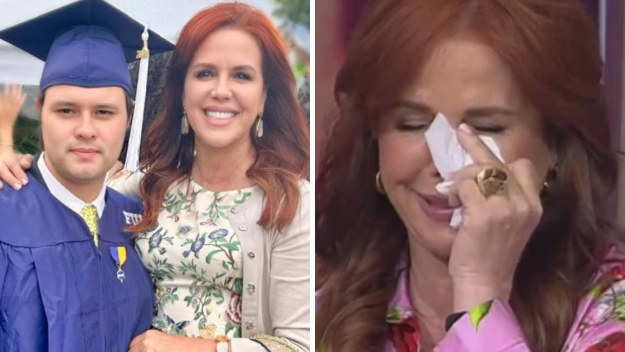 María Celeste Arrarás recibe regalo de su hijo adoptado que la dejó al borde del llanto