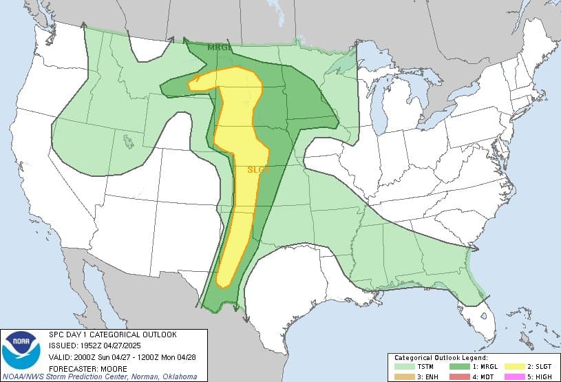 Alerta de mal tiempo en todo el Medio Oeste: se esperan tornados, tormentas y granizo de gran tamaño