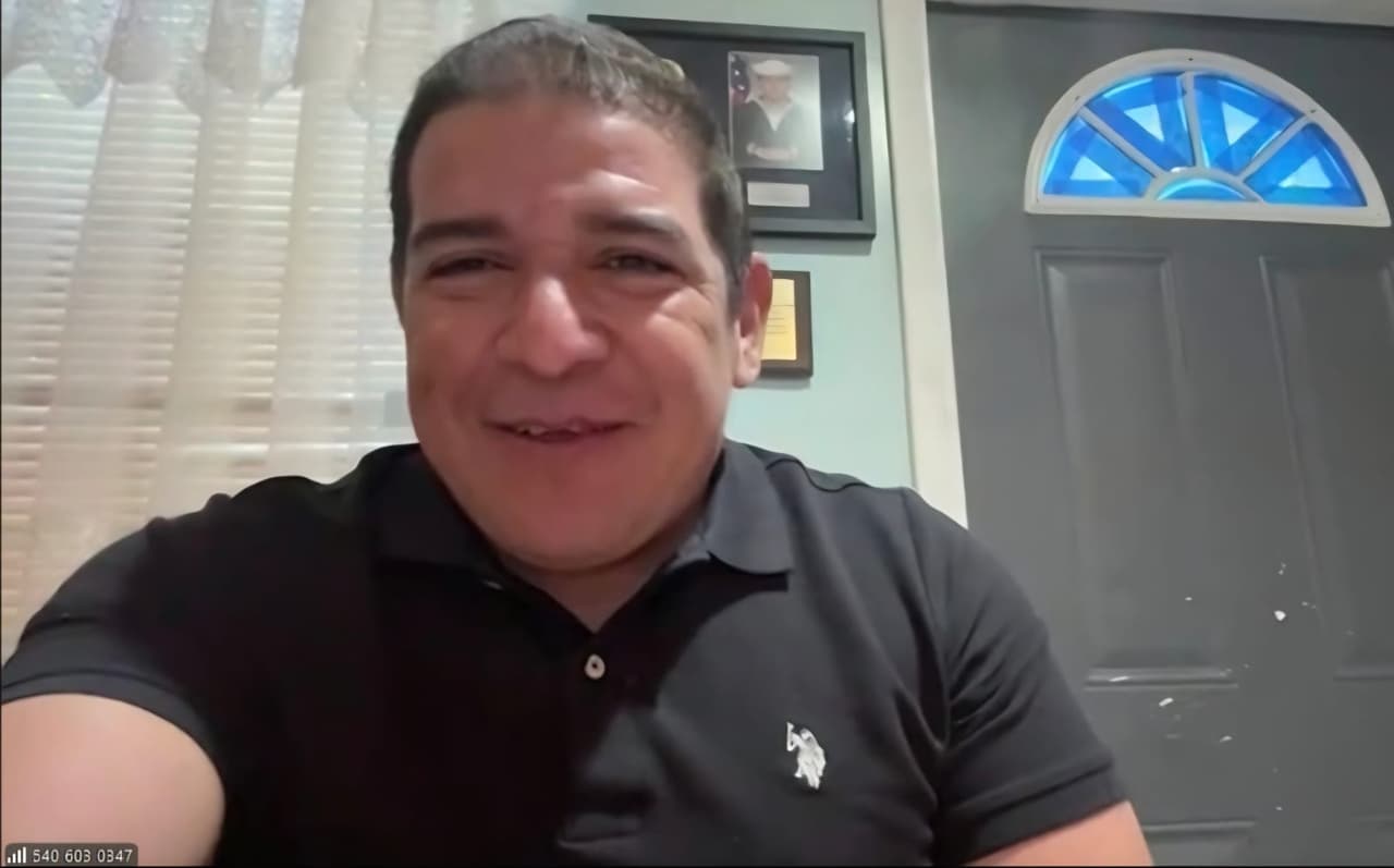El abrazo más anhelado: Luis Avilés fue liberado por ICE y espera el regreso de su hijo marinero desplegado en Oriente Medio