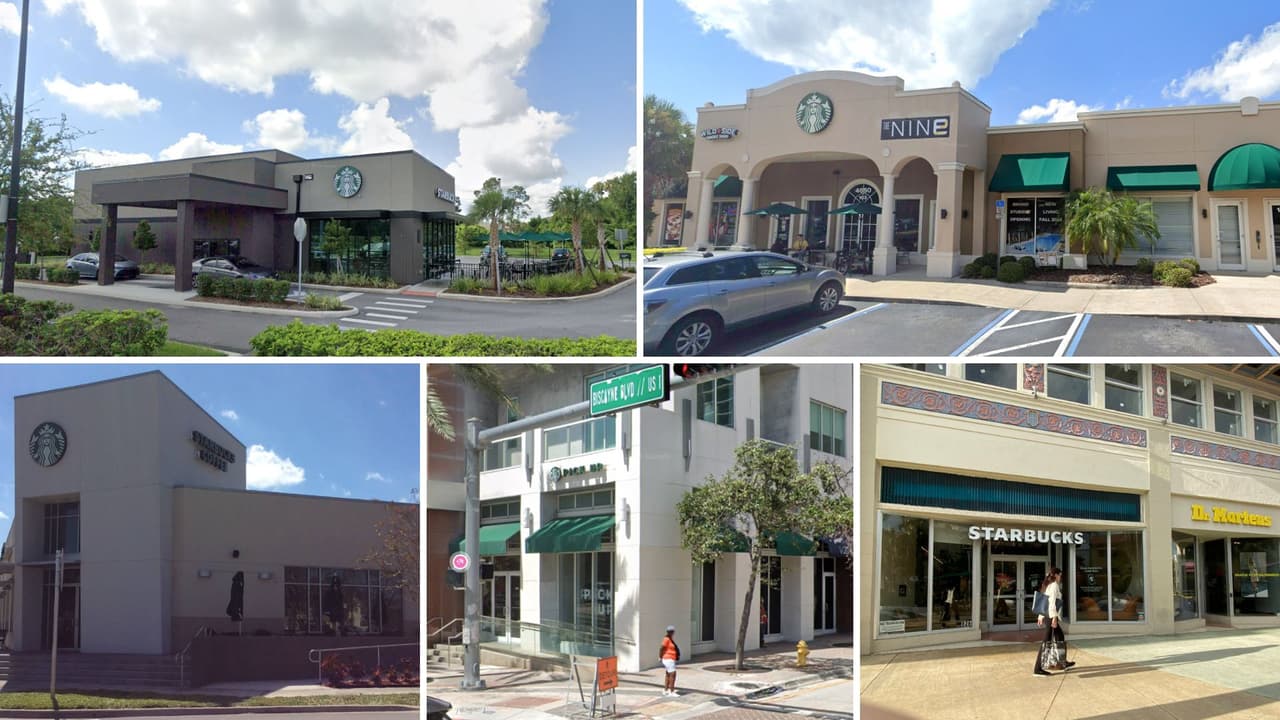 Starbucks anuncia cierres: estos son los locales confirmados que dejarán de operar en Florida