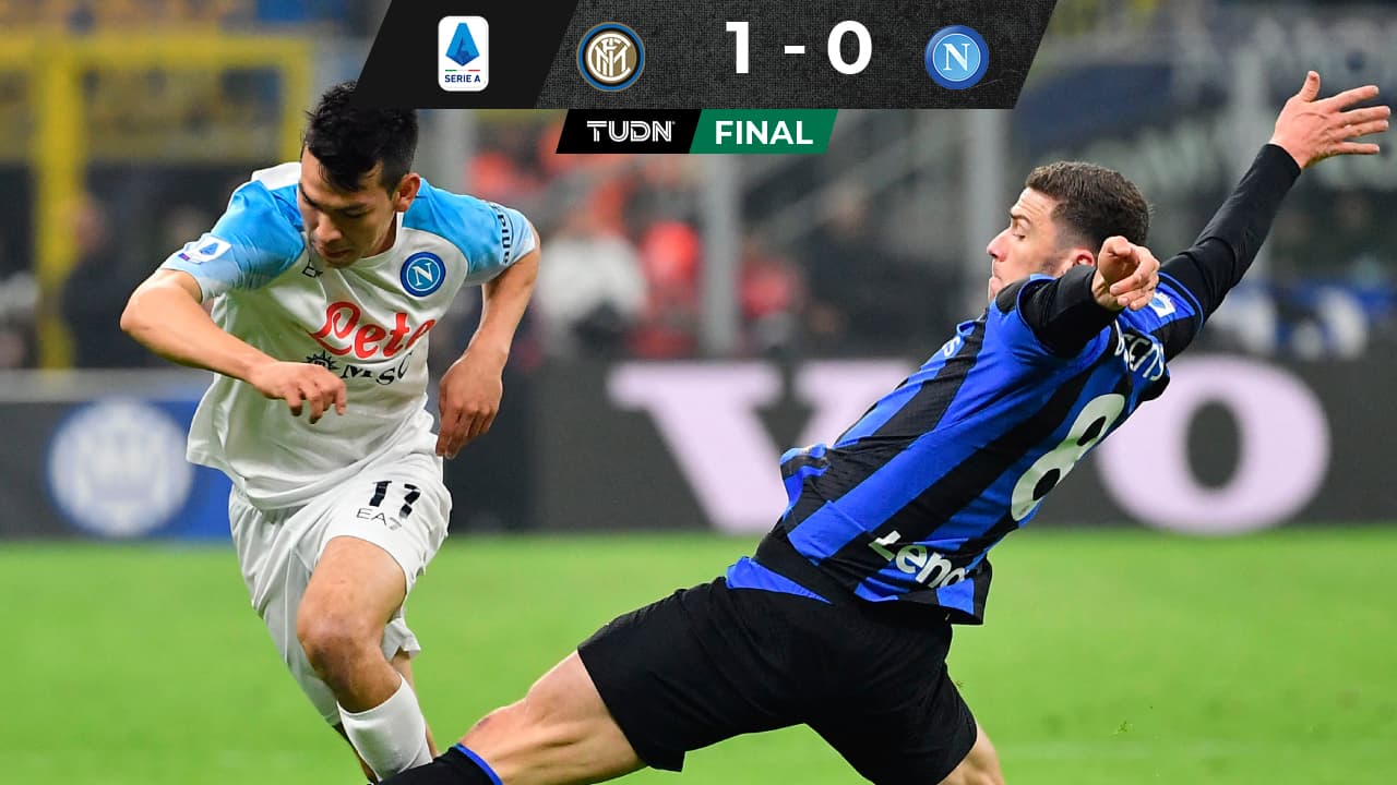 Napoli y Chucky pierden el invicto ante el Inter, pero siguen líderes