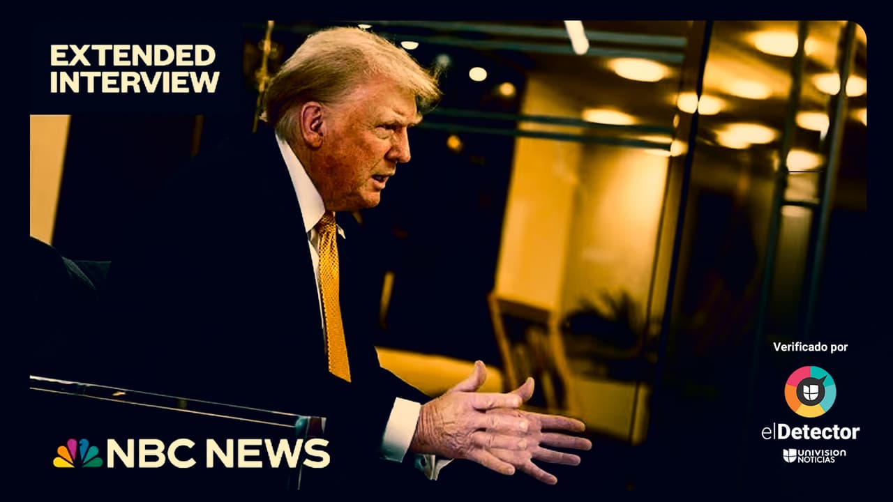 Verificamos cinco afirmaciones de Donald Trump en su primera entrevista como presidente electo