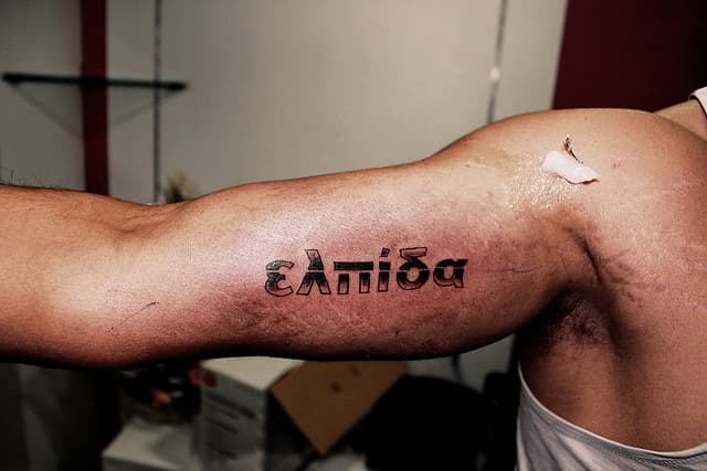 Tatuajes con motivos griegos
