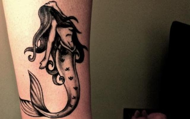 Los tatuajes de sirenas en hombres