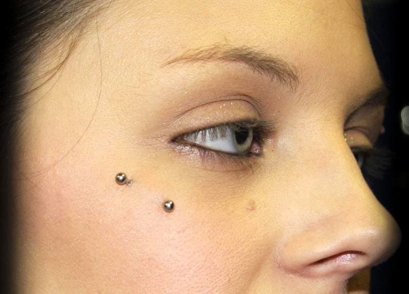 Tipos de piercing facial