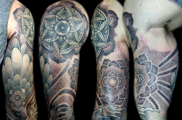 Estilo Dotwork: tatuajes con puntos
