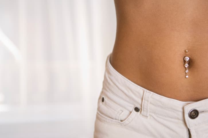 Piercing en la panza
