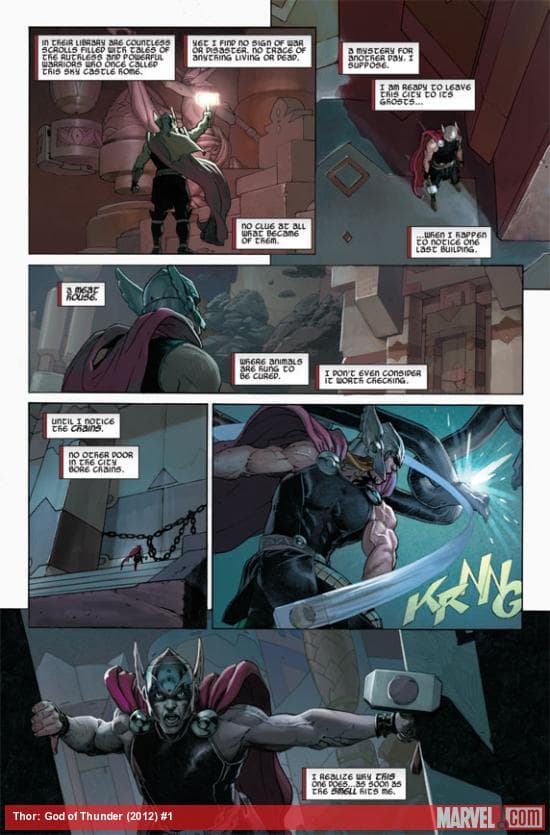 La serie Thor: God of Thunder