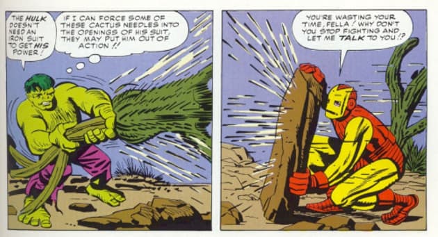 Los mejores combates entre Hulk y Iron Man