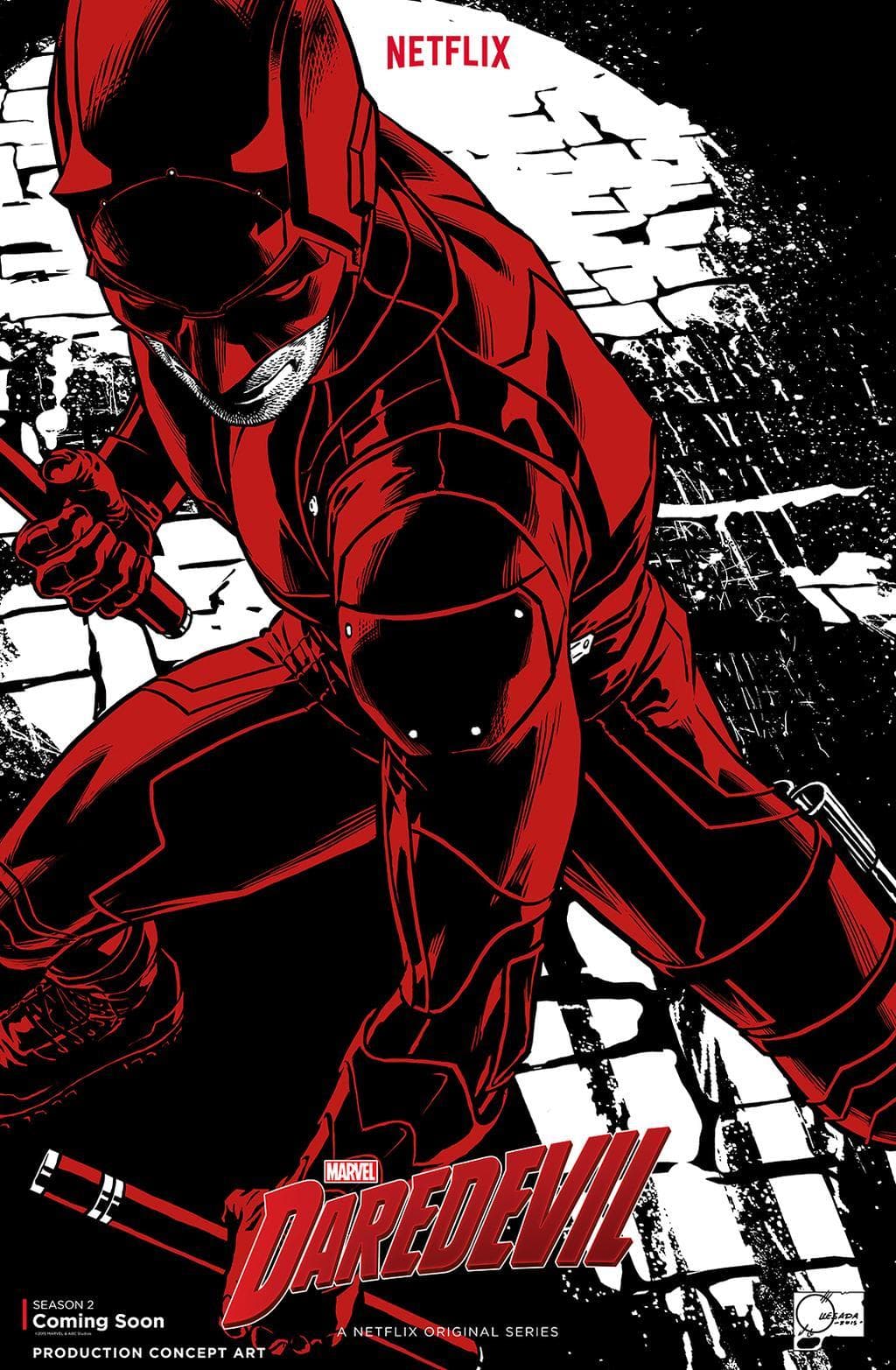 La nueva temporada de Daredevil ya tiene un magnífico póster adelanto