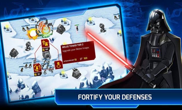 Mantén la galaxia a salvo con Star Wars: Galactic Defense
