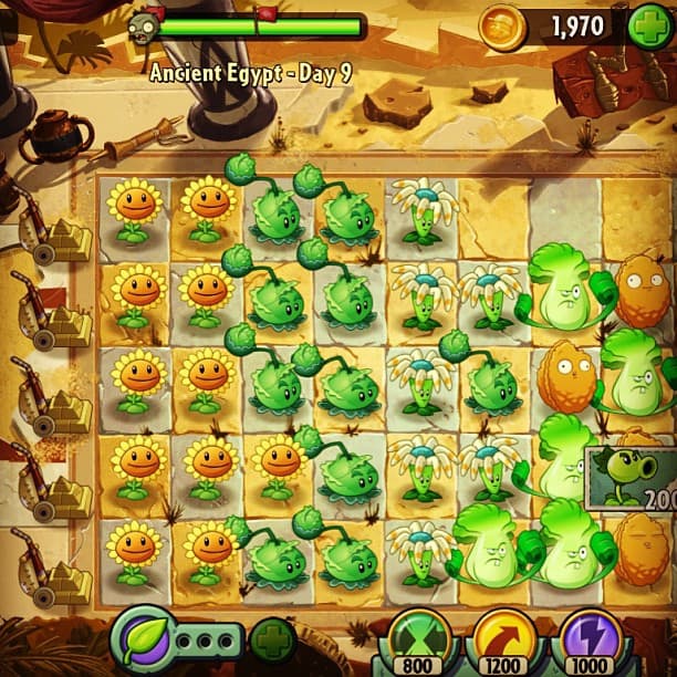 Trucos para Plants vs Zombies 2