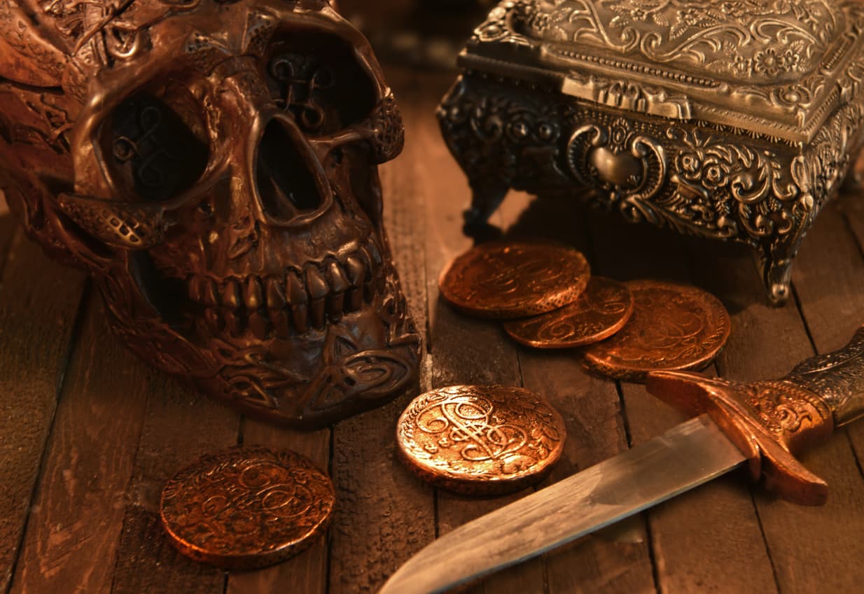 6 esqueletos piratas fueron descubiertos en un naufragio, ¿eres tú, Jack Sparrow?