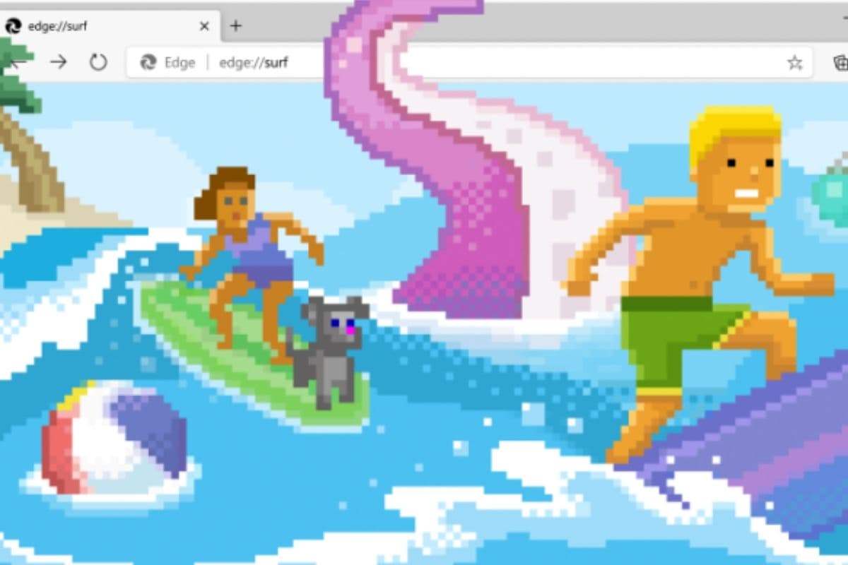 Un minijuego de surf quiere quitarle el estrellato al dinosaurio de Chrome
