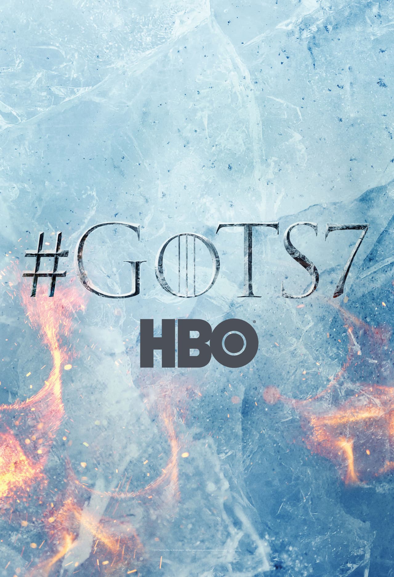 Hielo y fuego en el primer póster de la temporada 7 de Game of Thrones