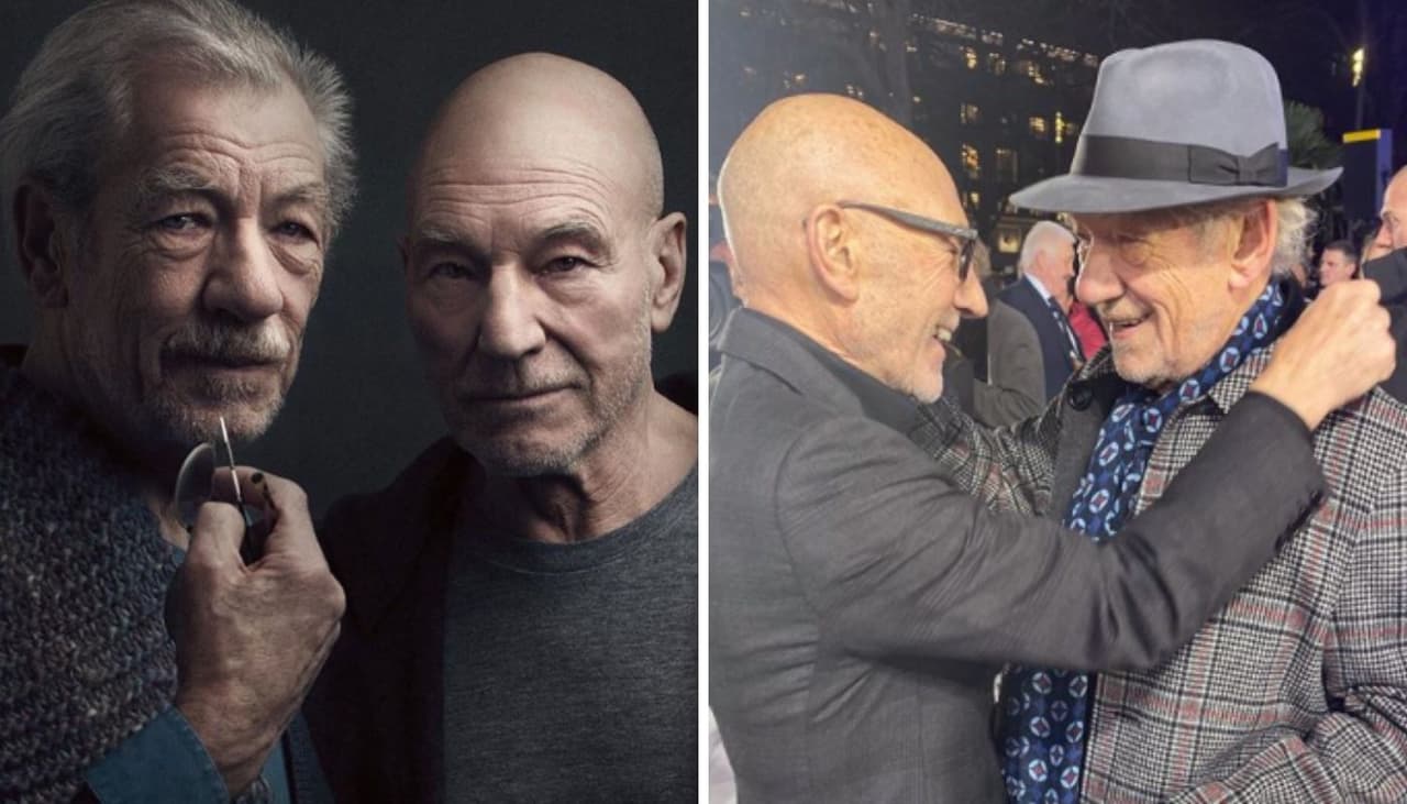 Ian McKellen le propuso matrimonio a Patrick Stewart y otros adorables momentos de su amistad