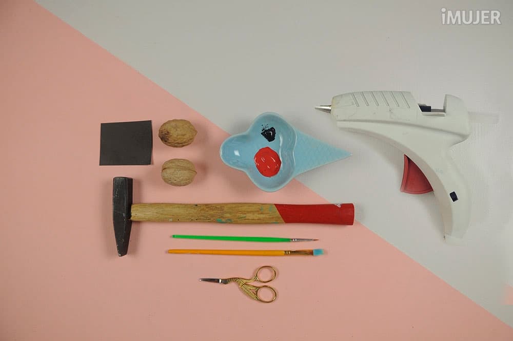 Cómo reciclar una nuez para hacer divertidas mariquitas