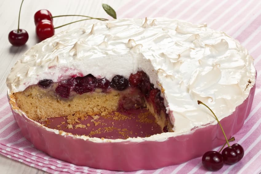 Fácil y delicioso pie de vainilla con merengue