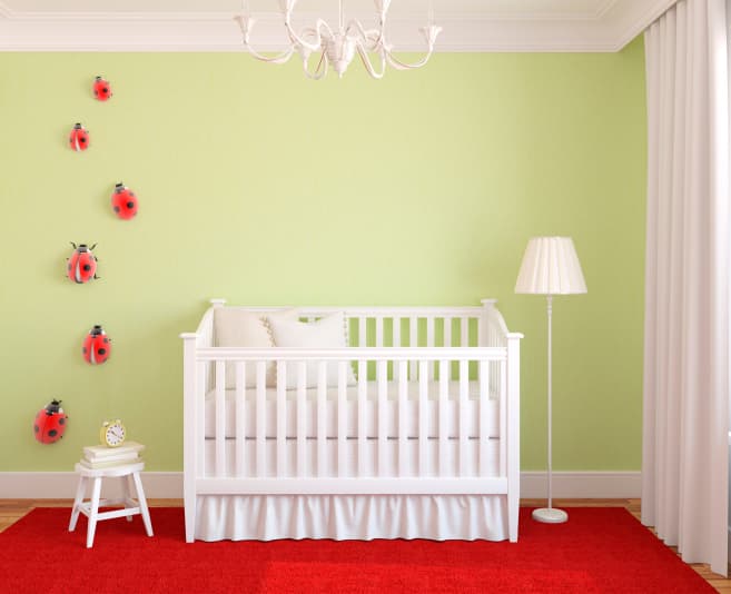 Cómo decorar un dormitorio de bebé recién nacido