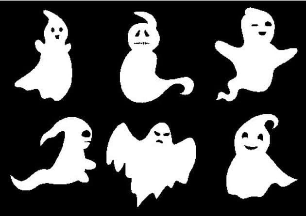 Dibujos de fantasmas para colorear