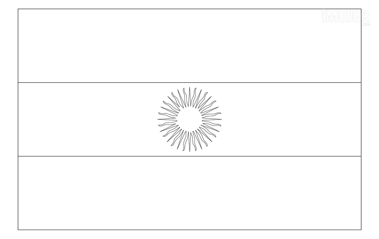 Banderas hispanas para colorear para niños