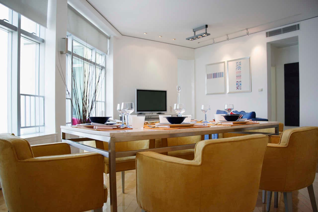 Cómo pintar un living comedor