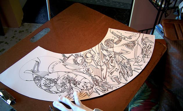 Una lámpara de papel muy sencilla de realizar