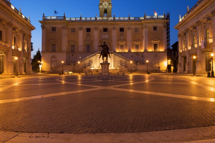 La plaza del Campidoglio