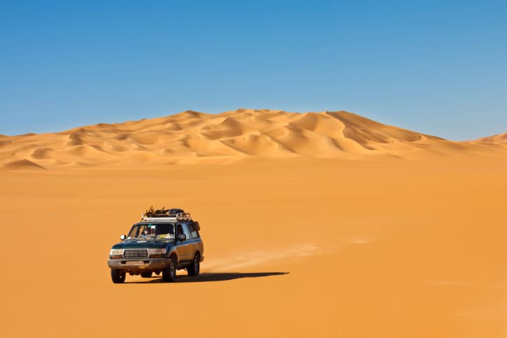 Un viaje por el desierto de Libia