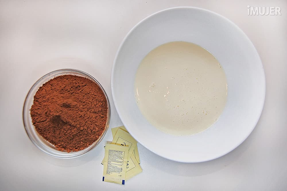 Tarta mousse de dulce de leche y cacao... ¡sin azúcar!